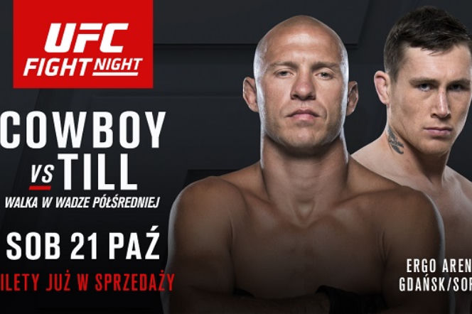 CERRONE v. TILL na UFC w Gdansku. Bilety na główną walkę Cowboy Cerrone v Till – gdzie i po ile?