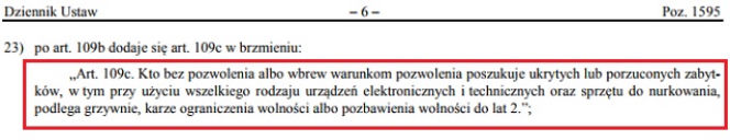Szukanie skarbów nielegalne od 2018 roku? Sprawdź, za co grozi 2-letnia odsiadka