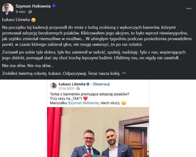 Nie żyje Łukasz Litewka