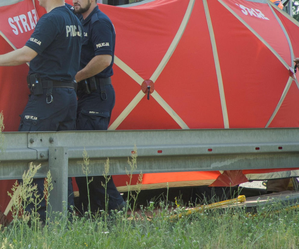 Tragiczne zderzenie osobówki z busem na DK9 w Jasienicy. Kierowca jednego z pojazdów zginął na miejscu
