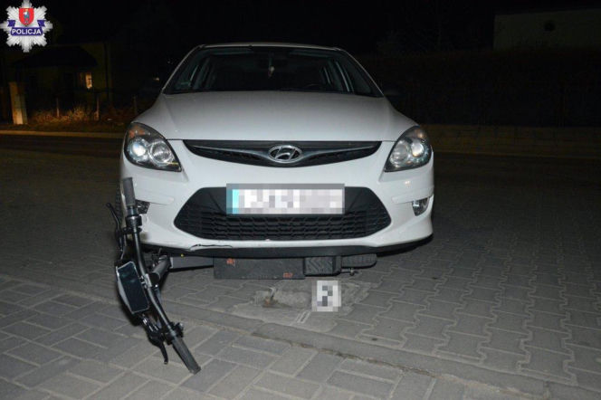 13-latek potrącony na hulajnodze elektrycznej. Wypadek w Zamościu