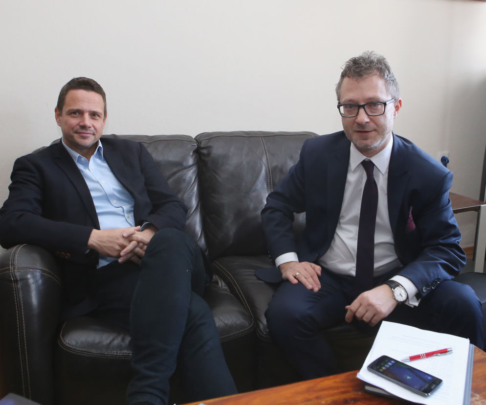 Z Rafałem Trzaskowskim rozmawiał Hbert Biskupski zastępca red. naczelnego Super Expressu i szef Super Biznesu