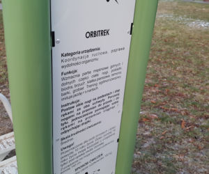 Siłownia plenerowa przy bulwarze Rysiów