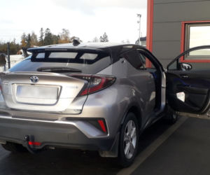 Skradzione Toyoty odzyskane podczas rozładunku
