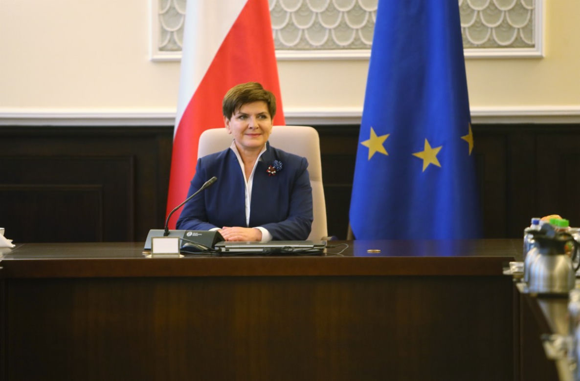 Beata Szydło w Europarlamencie