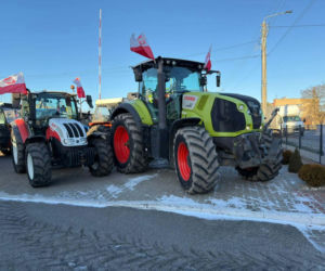 Protest rolników w Waleńczowie przeciwko umowie Mercosur