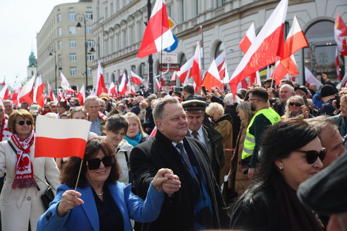   Wielki marsz w Warszawie 12.04.2025