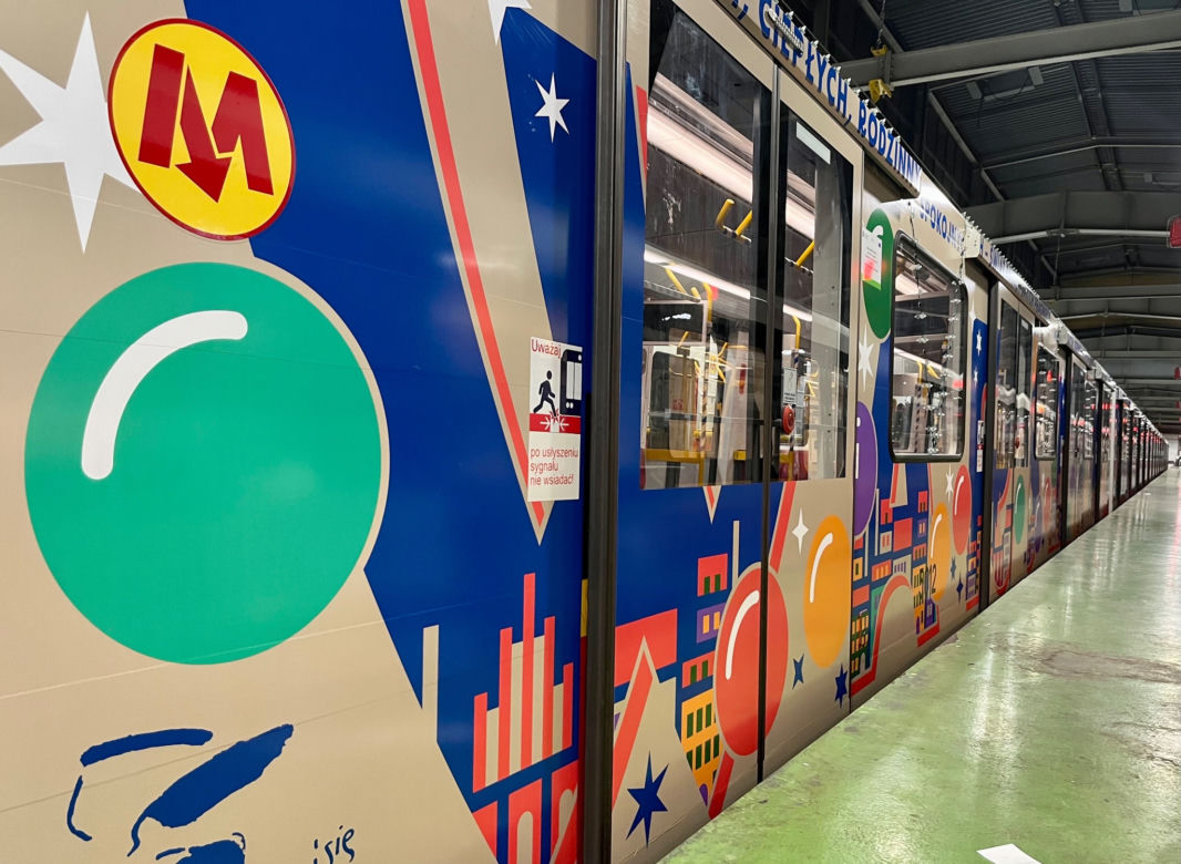 Świąteczne metro w Warszawie