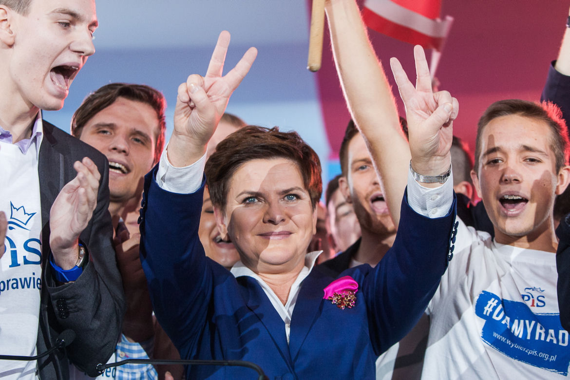 Beata Szydło w młodości