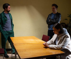 Na dobre i na złe odc. 998. Blanka (Pola Gonciarz), Sergiusz Poznański - Sergio (Mateusz Kaczmarek), Mario (Marcin Korcz)