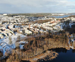 Śnieg na Warmii i Mazurach