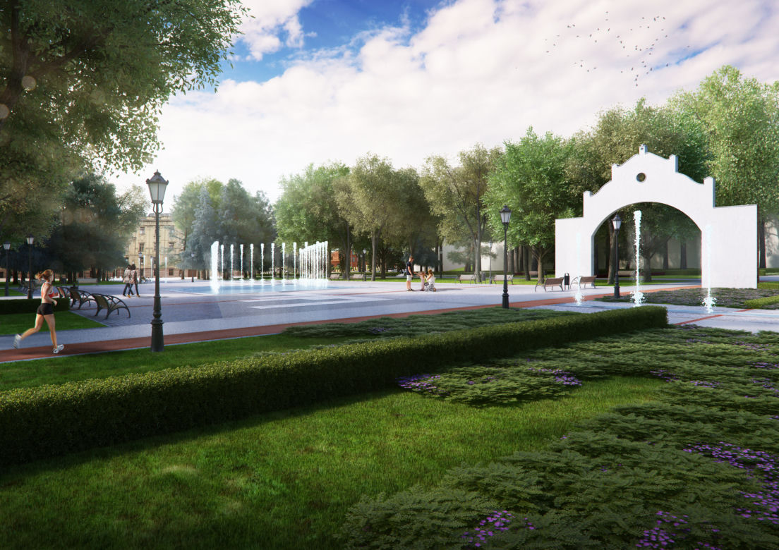 3 Tak zmieni się Stary Rynek i Park Staromiejski fontanna