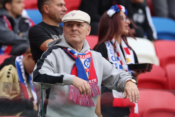Górnik Zabrze - Lech Poznań: Zdjęcia kibiców i zawodników z meczu 8. kolejki PKO BP Ekstraklasy