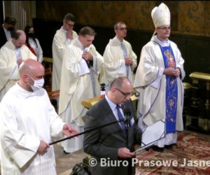 Częstochowa: Pracownicy sanepidów modlili się na Jasnej Górze o koniec pandemii koronawirusa