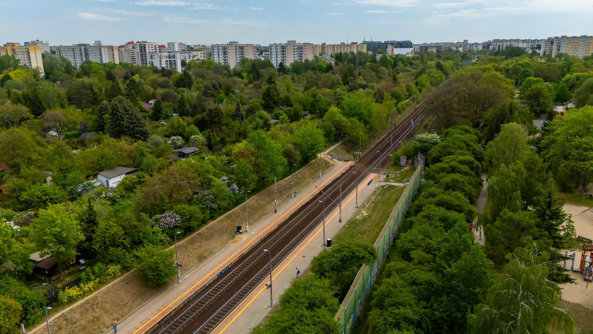 Rezerwa pod trasę N-S w Warszawie na wysokości Ochoty