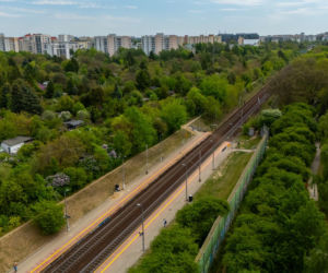 Rezerwa pod trasę N-S w Warszawie na wysokości Ochoty