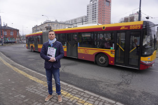 Autor petycji, pod którą podpisało się kilkuset mieszkańców Wawra - Mateusz Adamski