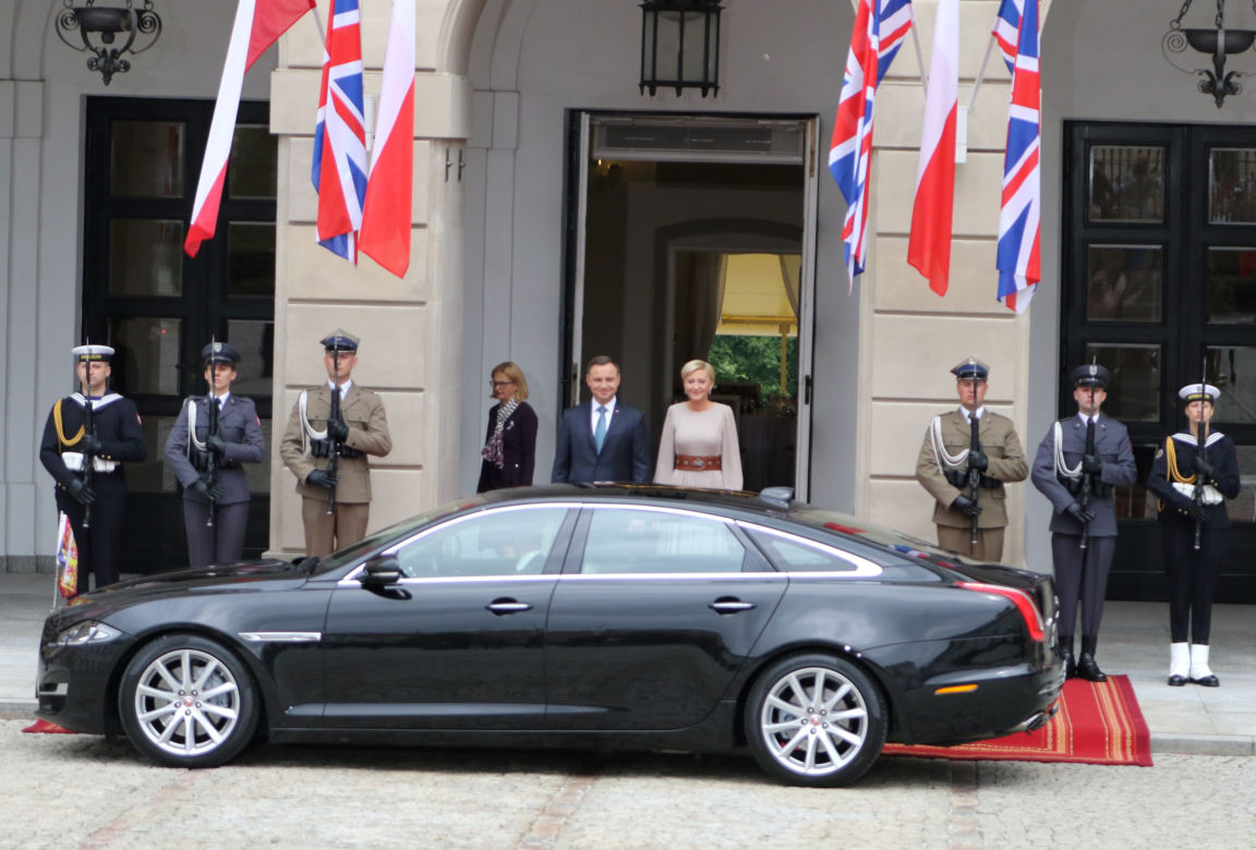 Kate i William w Warszawie