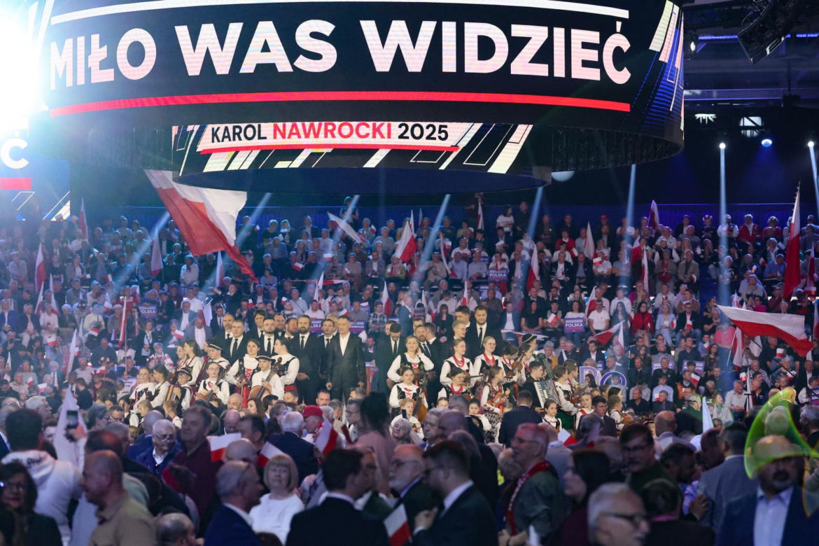 Łódź. konwencja wyborcza Karola Nawrockiego