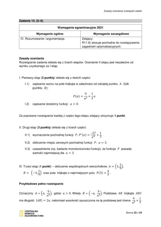 Matura próbna 2021: Matematyka [POZIOM ROZSZERZONY] ODPOWIEDZI I ROZWIĄZANIA