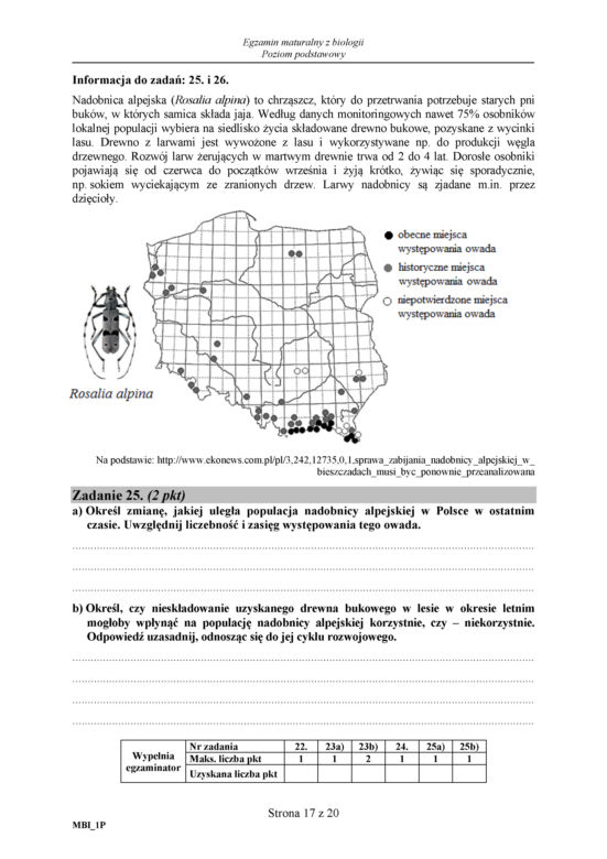 Matura 2018 z biologii. Poziom podstawowy - arkusze CKE