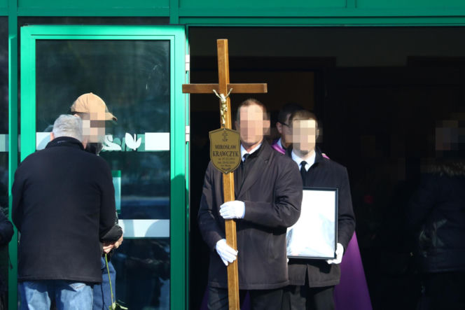 Pogrzeb Mirosława Krawczyka w Gdańsku: Aneta Zając i Mikołaj Krawczyk