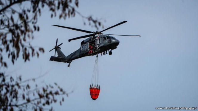 Potężny pożar lasów w województwie lubelskim