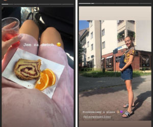 Wiktoria Gąsiewska w ciąży na planie serialu Pierwsza miłość