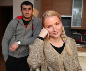 Mamed Chalidow z żoną Ewą