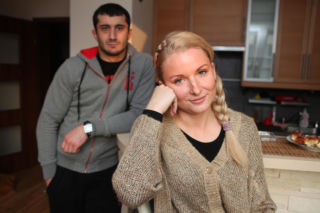 Mamed Chalidow z żoną Ewą