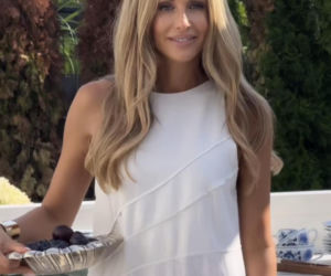 Małgorzata Rozenek i jej taras