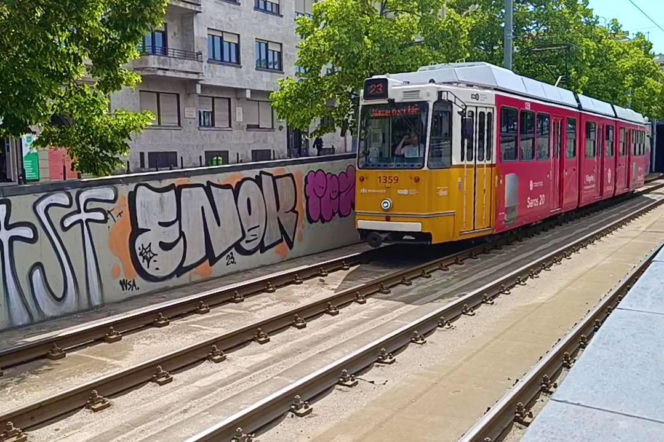 Budapeszt z okien tramwaju