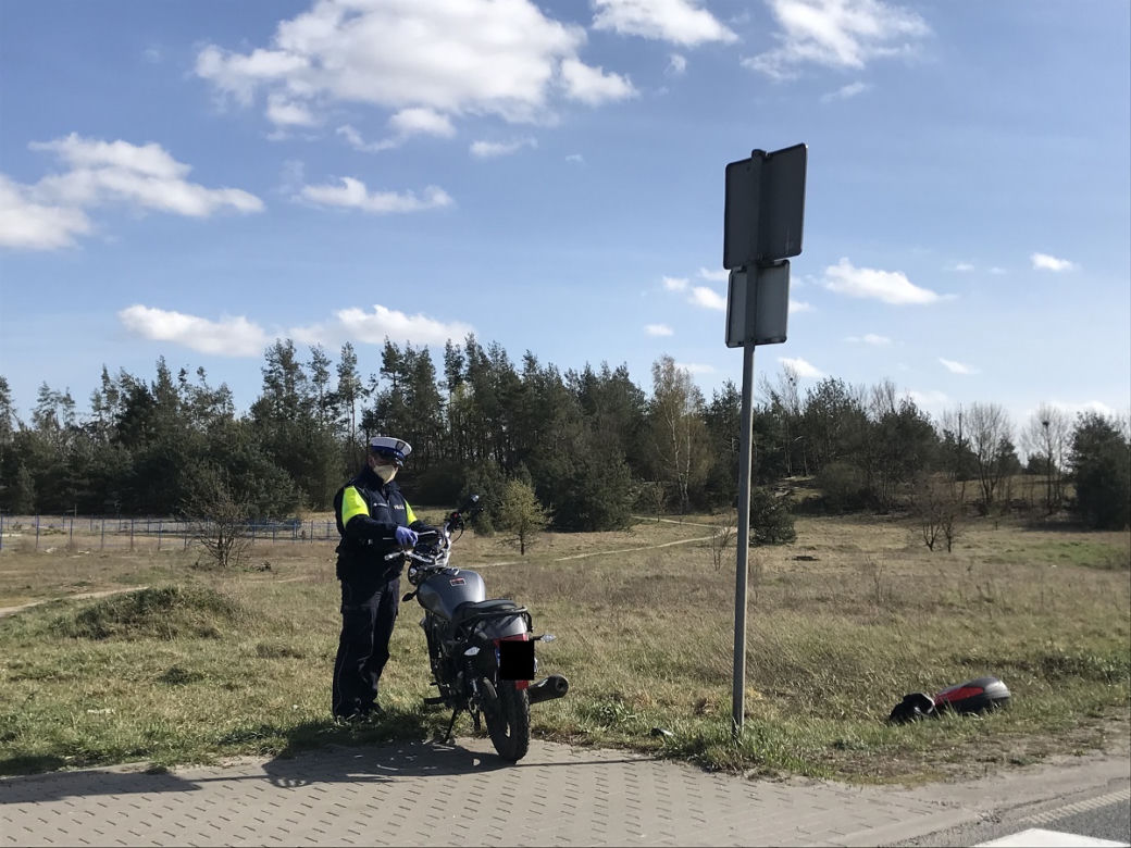 Wymuszenie pierwszeństwa na motocykliście 