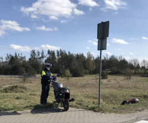 Wymuszenie pierwszeństwa na motocykliście 
