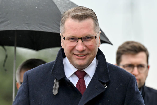 Konferencja prasowa przed Fabryką Broni "ŁUCZNIK"