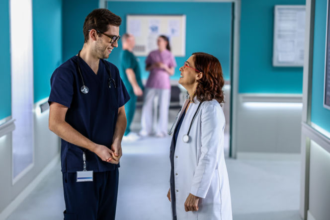 "Szpital św. Anny", odcinek 88: Zyta próbuje namówić Krzysztofa Wrońskiego do powrotu do pracy