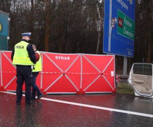 Wypadek śmiertelny na obwodnicy Krakowa. Nie żyje 68latnia kobieta