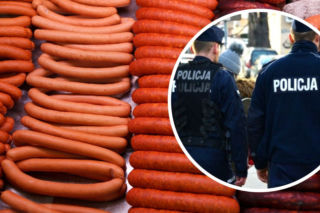 Łódź. Sprzedawał w mięsnym trefny towar. Policja zrobiła nalot i znalazła to!
