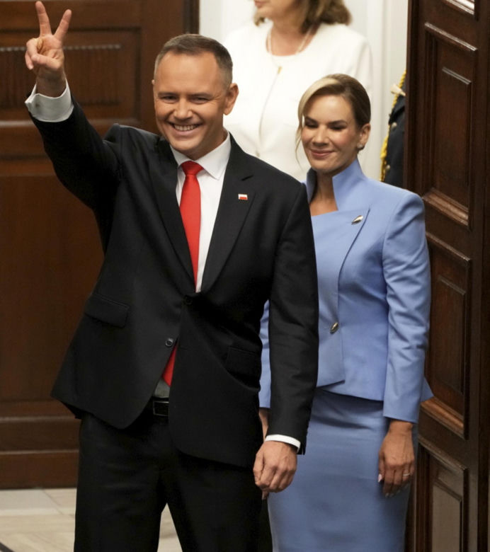 Karol Nawrocki z żoną wybiera się do USA