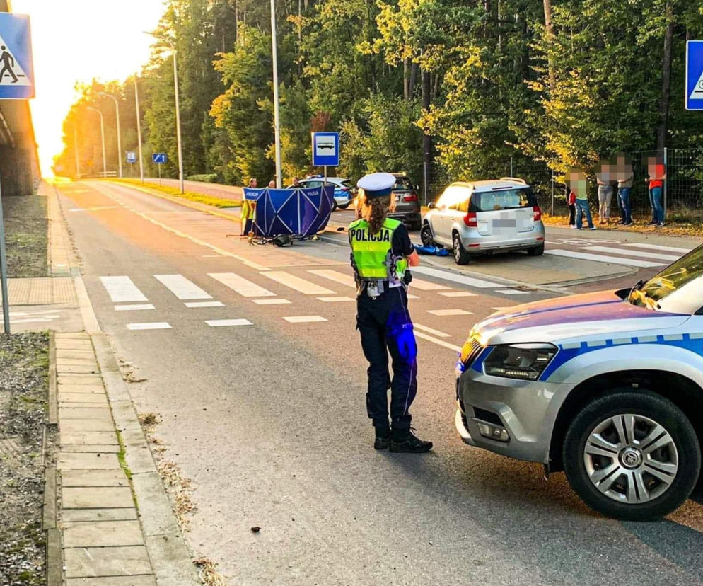 Białystok: Kierowca osobówki ZABIŁ ROWERZYSTĘ. Makabryczny wypadek! Duże utrudnienia