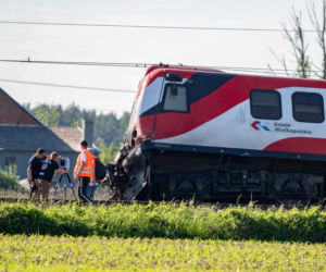 Wypadek na przejeździe kolejowym