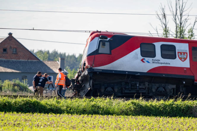 Wypadek na przejeździe kolejowym