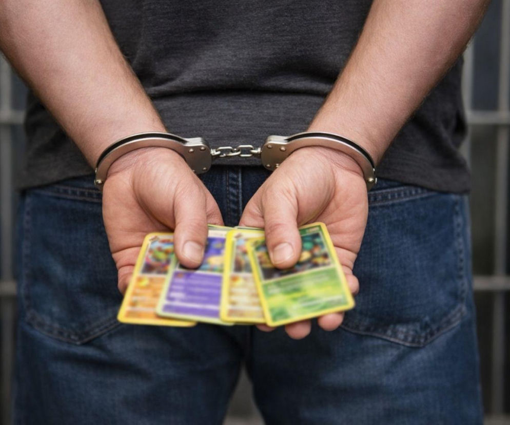 Dorosłe dziecko kradło karty kolekcjonerskie