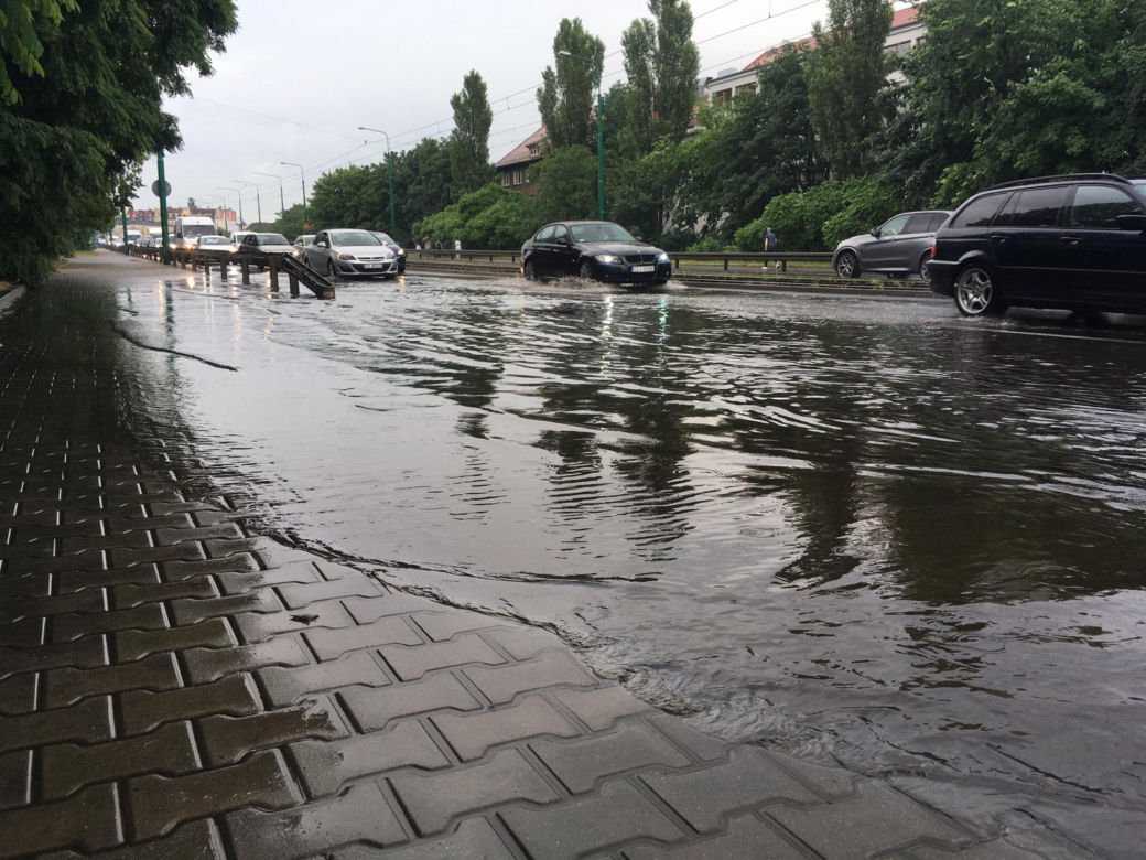 Zalany Poznań i okolice