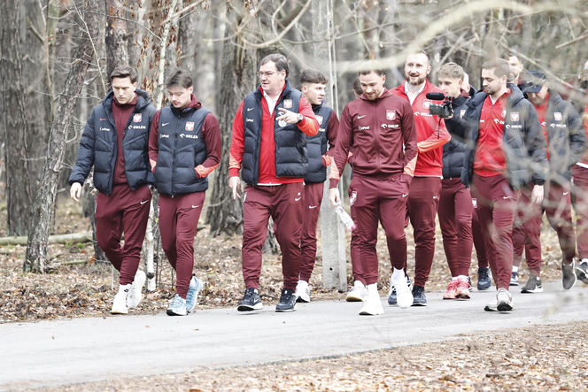 Polska - Holandia. Piłkarze poszli do lasu