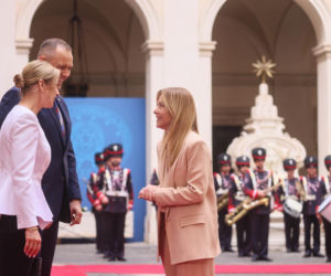 Marta Nawrocka we Włoszech