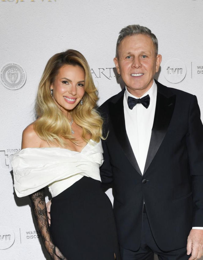 Izabela Janachowska z mężem, bal fundacji TVN 2025