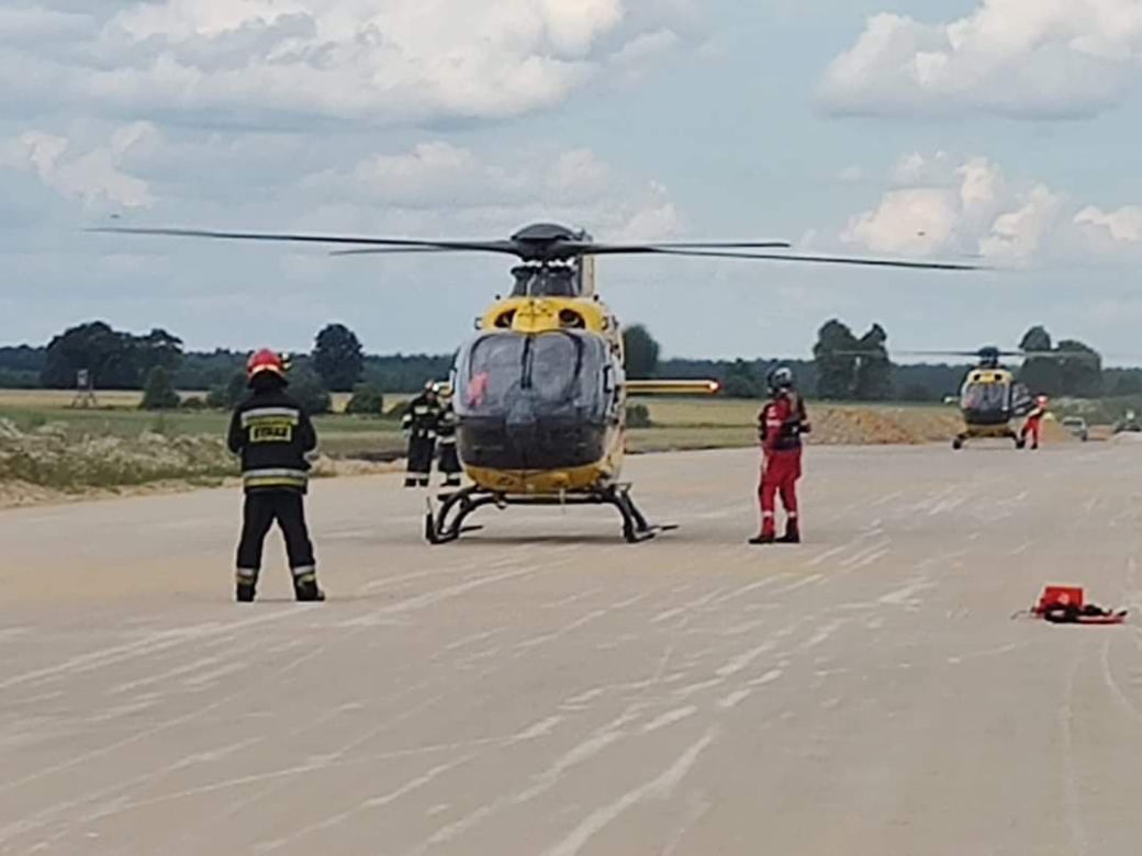 Wypadek koło Częstochowy na DK1. Ponad 30 osób rannych