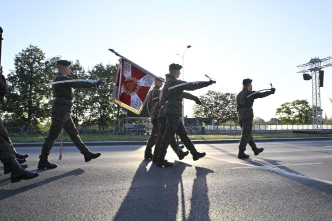 Próba generalna defilady wojskowej w Warszawie
