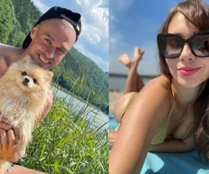 Piotr Żyła i Marcelina Ziętek